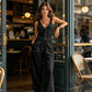 ✨Ärmelloser Denim-Jumpsuit mit V-Ausschnitt für Damen