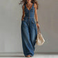 ✨Ärmelloser Denim-Jumpsuit mit V-Ausschnitt für Damen
