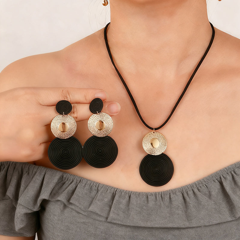 Modernes geometrisches Schmuckset