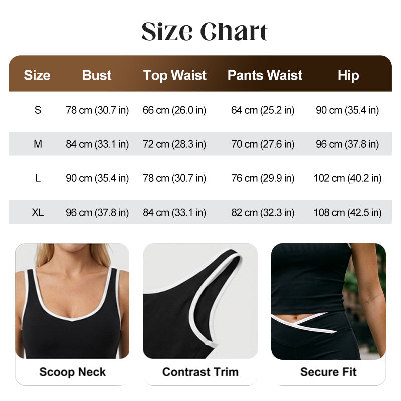 👚 50% RABATT! ⏰ Damen Zweiteiler mit Cross-Waist Detail – Tanktop & Schlaghose im Trendlook – Figurumschmeichelnd, luftig & perfekt für den Sommer – stylebewusst und vielseitig kombinierbar 🌿