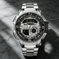 Multifunktionale Herren Sportuhr ⌚ Dual-Zeit, Stoppuhr & Wasserdichtes Design
