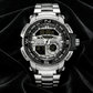 Multifunktionale Herren Sportuhr ⌚ Dual-Zeit, Stoppuhr & Wasserdichtes Design