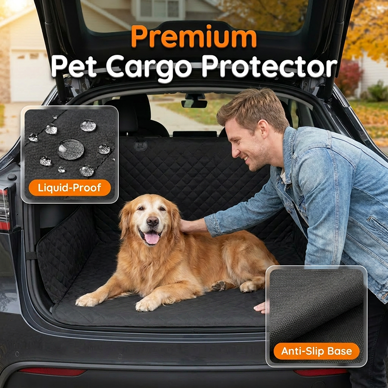 🚗 50 % RABATT! ⏰Wasserdichte Kofferraummatte für Haustiere🐾