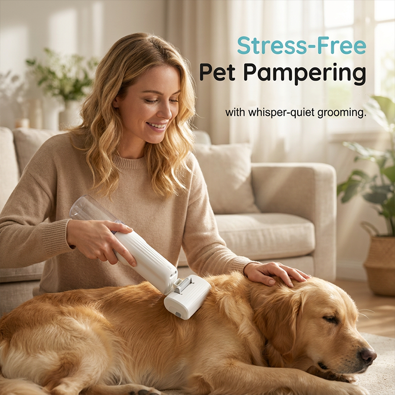 📢Mid-Season Sale: −50% nur für kurze Zeit⏰🐾 Multifunktionales Haustierpflegeset – leiser Elektro-Entfilzer & Felltrimmer für Katzen & Hunde, saugt lose Haare auf ✂️🔇