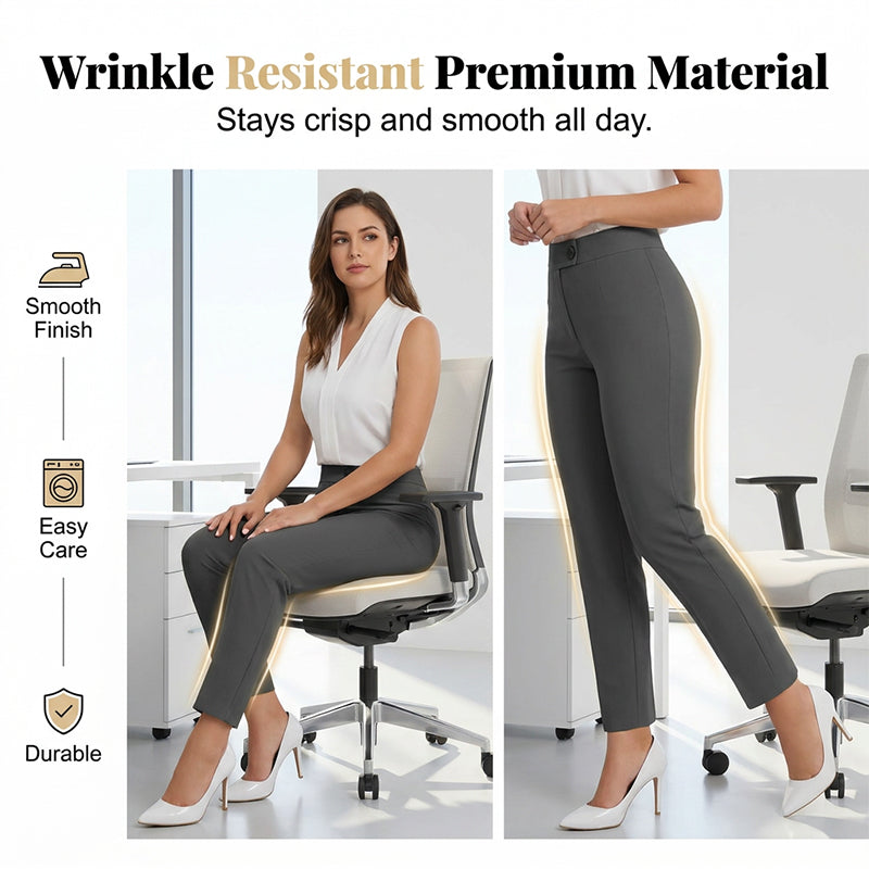 👖 50% RABATT JETZT HALBER PREIS 🔥 Damen Hochgeschnittene Kurze Anzughose 🧵