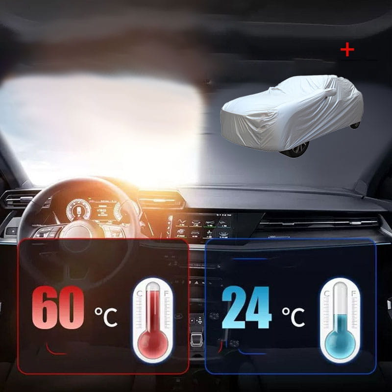 Autoabdeckung für alle Wetterbedingungen – Staub-, Sonnen- & Regenschutz