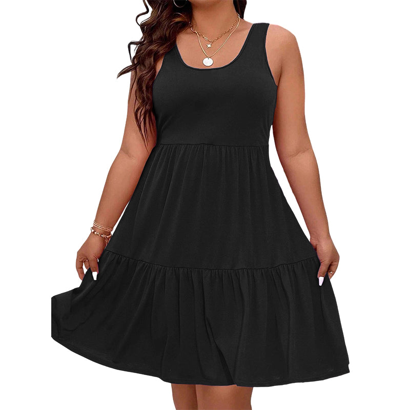 📢📢50% RABATT !! ⏰Ärmelloses Knielanges Kleid für Damen