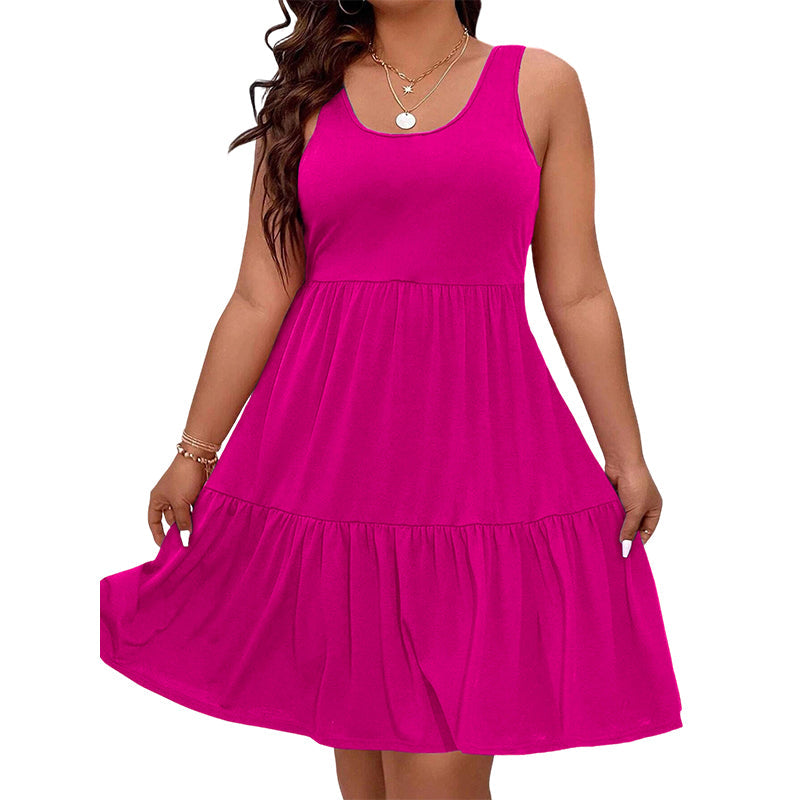 📢📢50% RABATT !! ⏰Ärmelloses Knielanges Kleid für Damen
