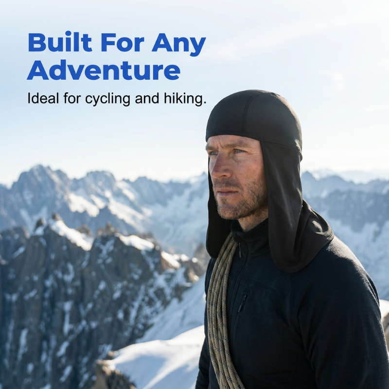 🧢 Leichte Outdoor-Multifunktionskappe mit langem Nackenschutz – Atmungsaktiv & vielseitig – Als Kopf- oder Halstuch nutzbar – perfekt für Wandern, Radfahren & Reisen 🚴‍♂️✨