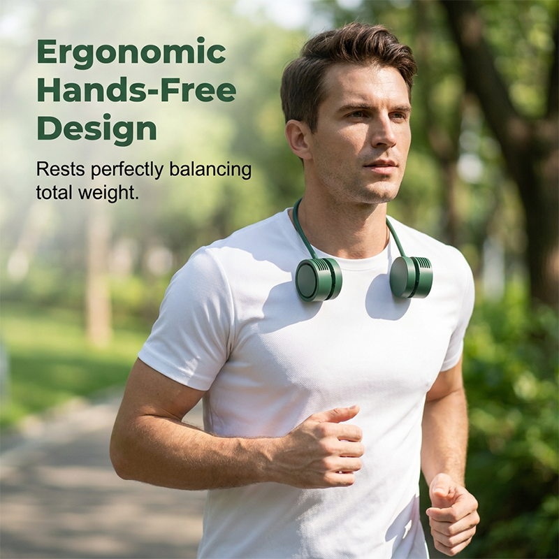 ✨Sommer-Sonderangebot 50% RABATT!❄️Tragbarer, zusammenklappbarer Halsventilator – blattloser, wiederaufladbarer Ventilator für den persönlichen Gebrauch