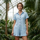 🌿👗 ZEITLICH BEGRENZT 50% RABATT! 🌸 Damen-Kurzarm-Overall – Weiches, atmungsaktives Gewebe & lockere Passform – Ihr Lieblingsstück für sonnige Tage.
