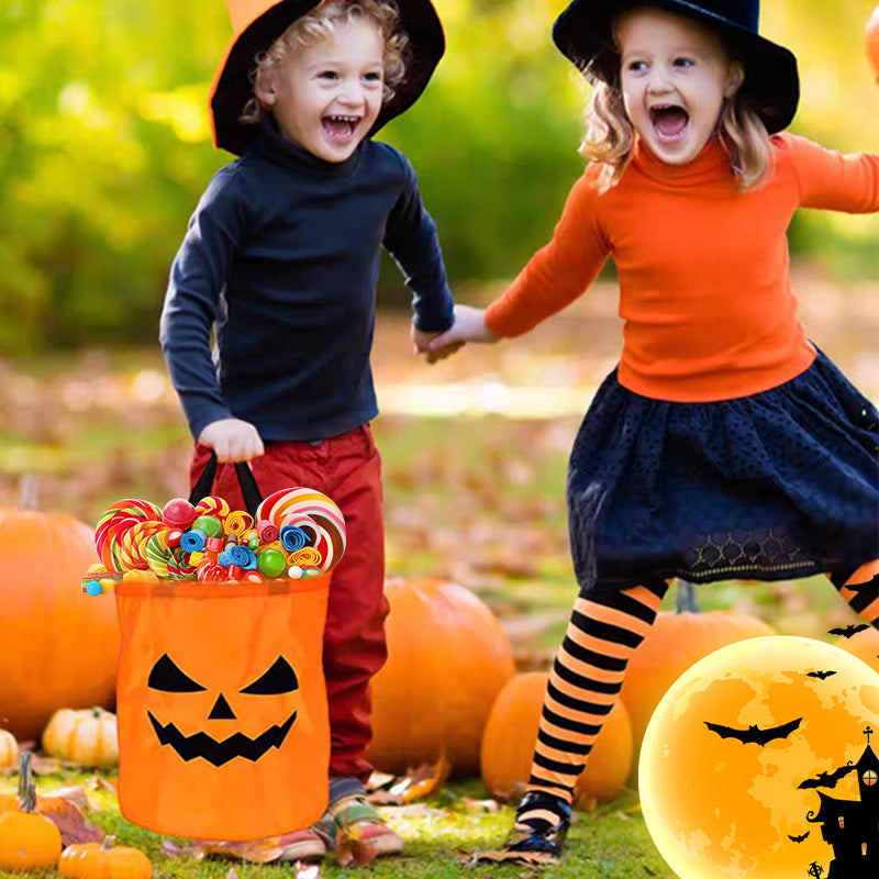 🎃 Diese Halloween-Tasche ist schon ein Hit! ✨ LED-Kürbis Trick-or-Treat-Tasche – Das perfekte Leuchten für Kinder 👻