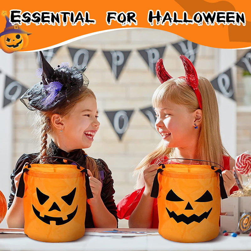 🎃 Diese Halloween-Tasche ist schon ein Hit! ✨ LED-Kürbis Trick-or-Treat-Tasche – Das perfekte Leuchten für Kinder 👻