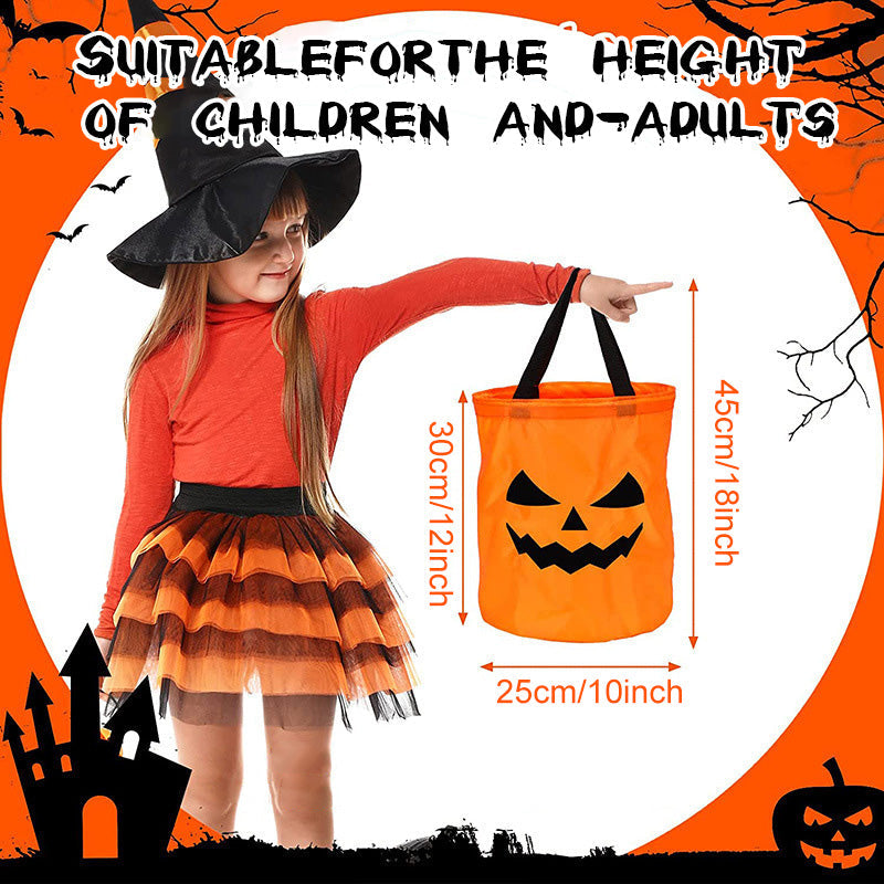 🎃 Diese Halloween-Tasche ist schon ein Hit! ✨ LED-Kürbis Trick-or-Treat-Tasche – Das perfekte Leuchten für Kinder 👻