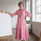 👗 50% RABATT! ✨ Damen Rüschenbesatz V-Ausschnitt Maxikleid – Gestuft, leicht & romantisch – Perfekt für Sommer, Strand oder besondere Anlässe – femininer Look mit viel Bewegung 🌸💃☀️