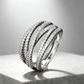 Vintage-Geometrie-Ring im mehrlagigen Stil – moderne Silhouette, vielseitig & perfekt für jeden Tag 💍