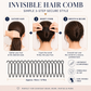 📢📢50 % Rabatt!!🥳 💞 50K+ VERKAUFT! 💇‍♀️✨ Flexibler, unsichtbarer Haarkamm – unsichtbar, flexibel und rutschfest – sorgt sofort für perfekten, sicheren Halt! 🌟