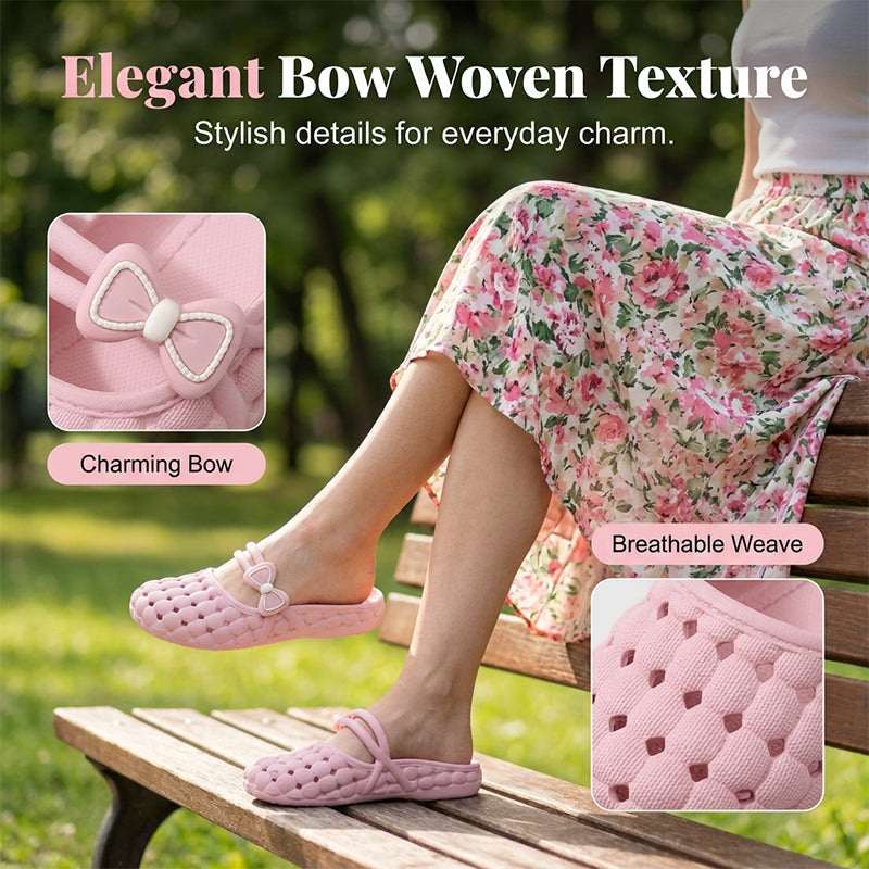 👡 50% RABATT! 🌸 Damen Geschlossene Atmungsaktive Pantoletten – Leicht, bequem & vielseitig – Ideal für Alltag, Büro & warme Tage ☀️