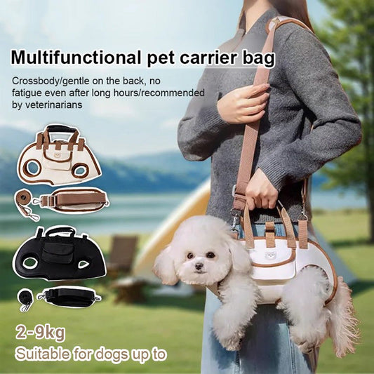 ⏳🔥ZEITLICH BEGRENZT 50% RABATT! ⏰🐾 Tragbare, atmungsaktive Haustier-Tragetasche & Rucksack – Wirbelsäulen-Stütze & vielseitiger Komfort 🐶🐕