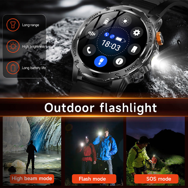 ⌚50% RABATT! 🏆 Smart Bluetooth Sportuhr – 1000mAh Akku & Fitness-Tracking – Herzfrequenz, Schrittzähler & Schlafüberwachung – wasserdicht & kompatibel mit iOS/Android – perfekt für den aktiven Alltag 💪✨
