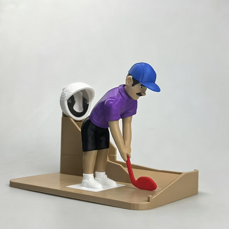 Mini-Golf Flaschenöffner – Witziger Neuheiten-Opener mit Golfspieler-Figur