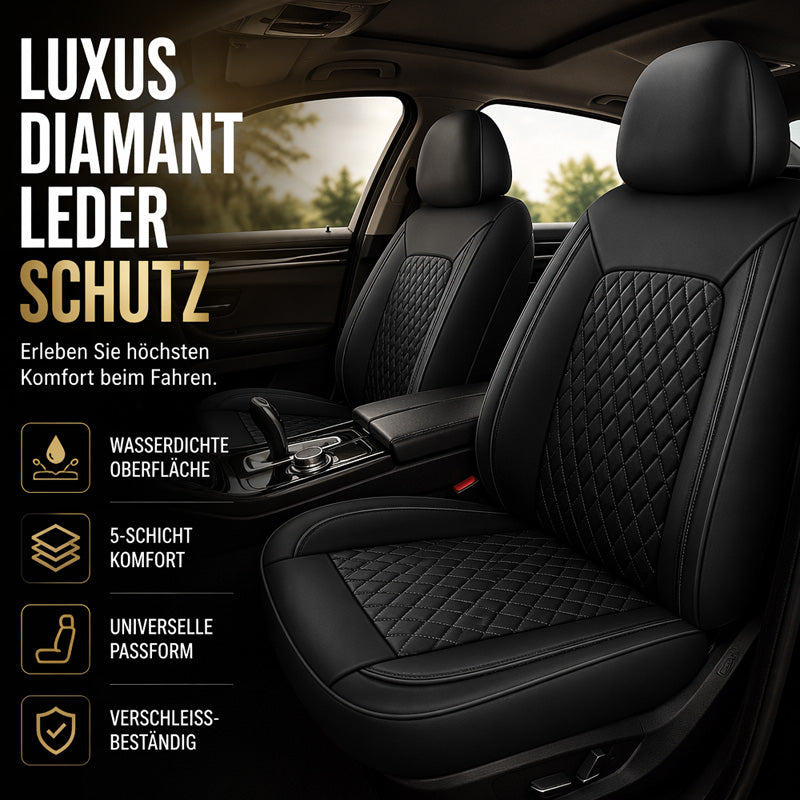 Universelles Autositzbezug-Set aus PU-Leder