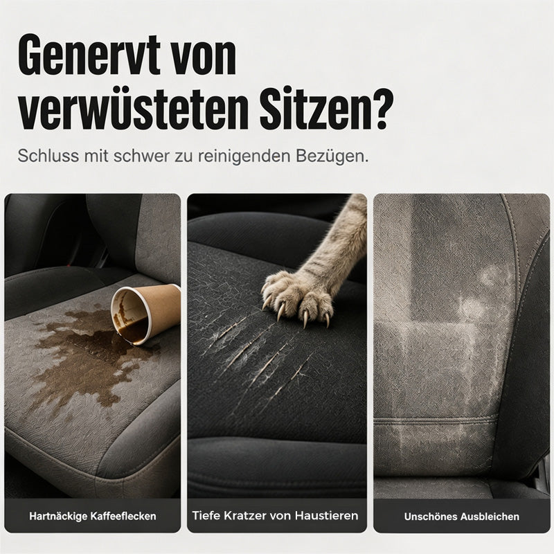 Universelles Autositzbezug-Set aus PU-Leder