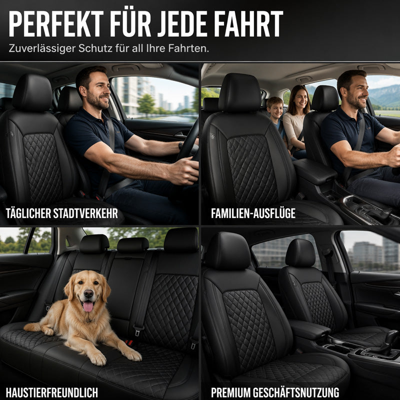 Universelles Autositzbezug-Set aus PU-Leder