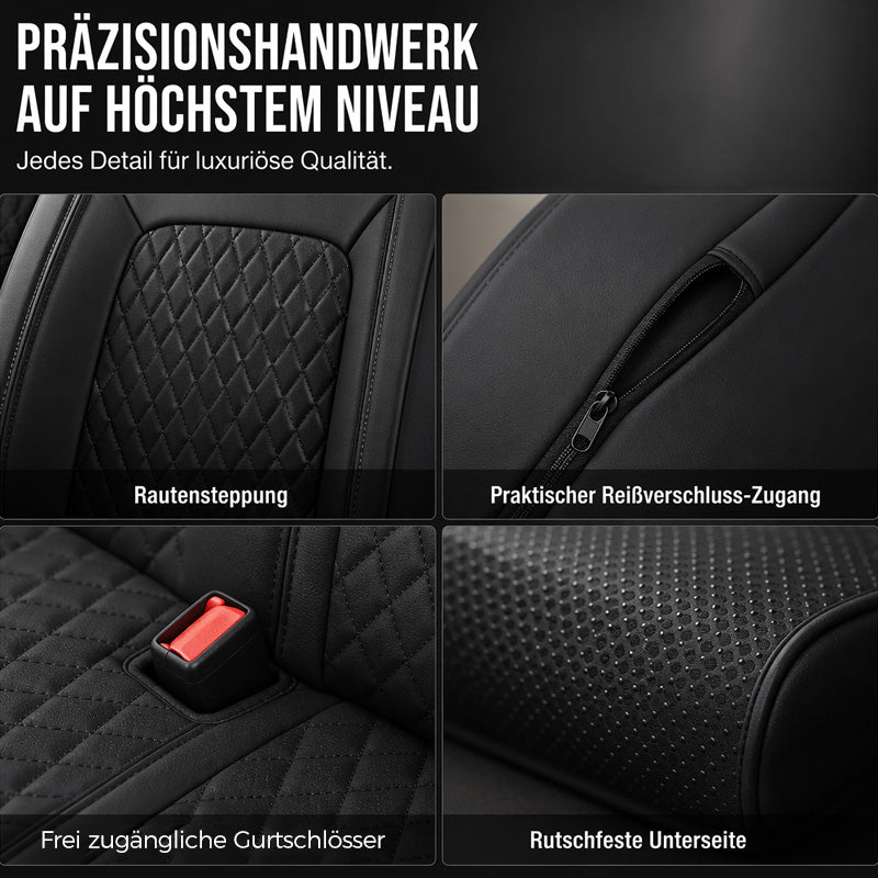 Universelles Autositzbezug-Set aus PU-Leder