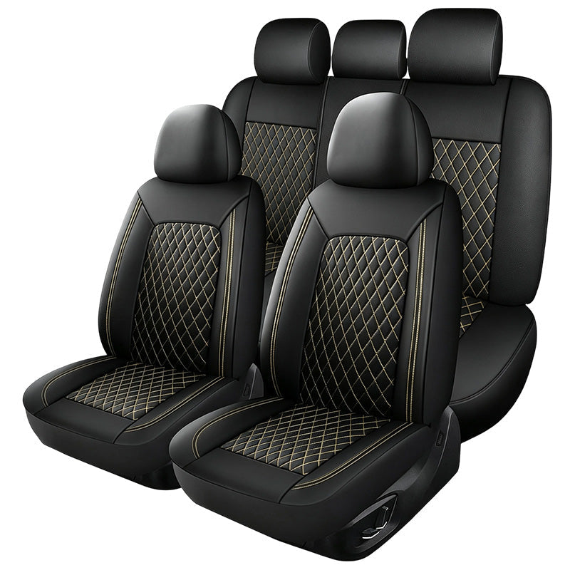 Universelles Autositzbezug-Set aus PU-Leder