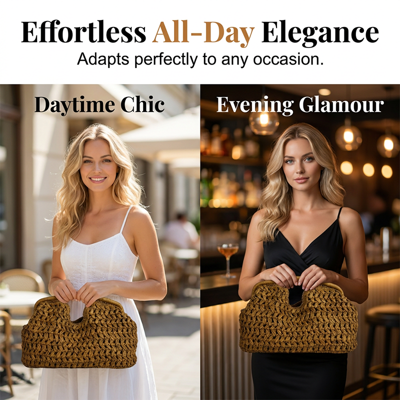 👜 JETZT 50 % RABATT! 🏆 Handgewebte Strohhandtasche für Damen – Natürlich, leicht und geräumig – Perfekt für Strand, Sommerausflüge oder den Wochenmarkt – Boho-Chic 🌾