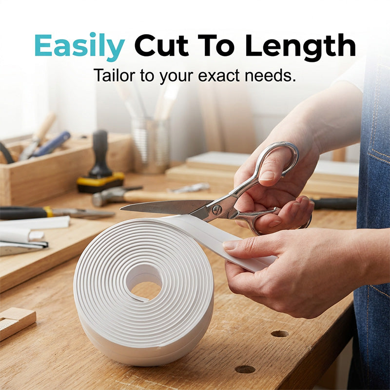 🥳2026 HEISSVERKAUF🥳💞50.000+ VERKAUFT!🚿🛡️ 50% RABATT! Wasserdichtes Dichtungsband – Kein Silikon, keine Werkzeuge – einfach abziehen & aufkleben. Dichtet Spülen, Wannen & Arbeitsflächen sofort ab – spare teure Handwerkerkosten! 🏠✨