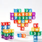 Magnetische Alphabet- und Zahlenwürfel für Kinder