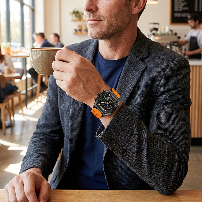 ⌚ 50% RABATT!✨ Herren Dual-Display Sportuhr mit Leuchtzifferblatt 🏃