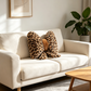 🎀JETZT 50 % RABATT!! 🐆 Dekokissen in Schleifenform mit Leopardenmuster – Weiches Sofakissen als Rückenstütze für Zuhause und Büro