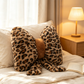 🎀JETZT 50 % RABATT!! 🐆 Dekokissen in Schleifenform mit Leopardenmuster – Weiches Sofakissen als Rückenstütze für Zuhause und Büro