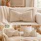 🎀✨ Weiches Chenille-Kissen in Schleifenform – flauschig, dekorativ & vielseitig, jetzt −50%