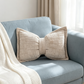 🎀✨ Weiches Chenille-Kissen in Schleifenform – flauschig, dekorativ & vielseitig, jetzt −50%