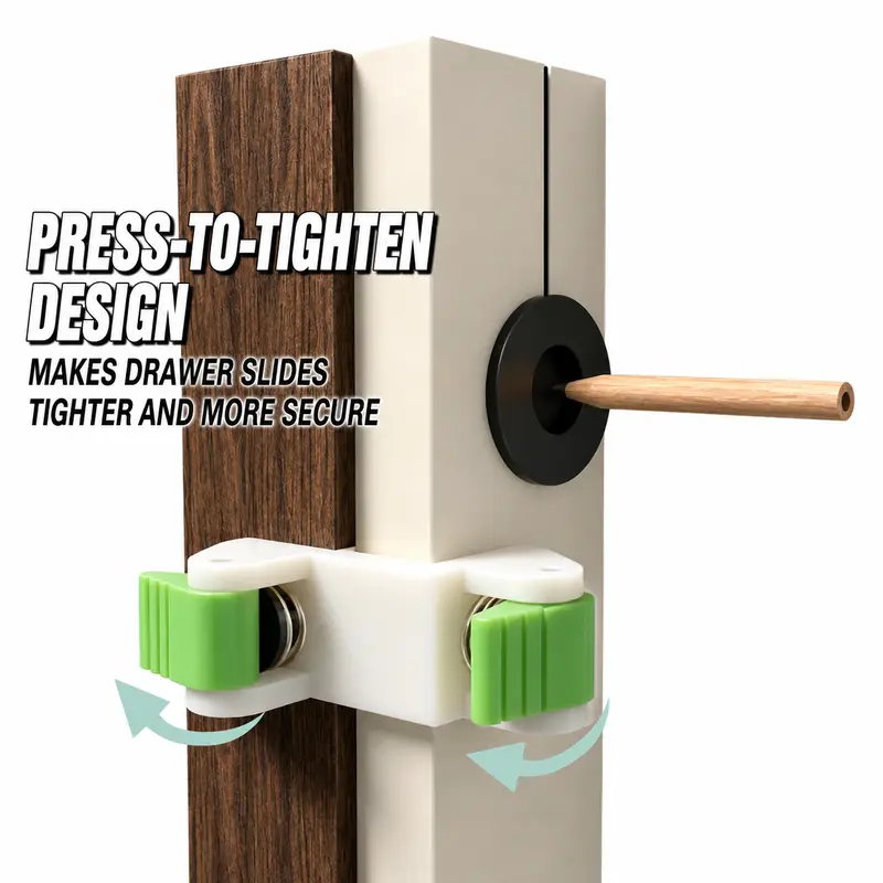 🔧 50 % RABATT! 📏 Holzverarbeitungs-Füllleiste mit Befestigungsklammer – schneller Klemmmechanismus, beidseitige Klemmung und schützende Gummipolster – perfekt für den Einbau in Schränke 🏠