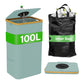 Foldable Recycling Bin with Lid for Kitchen & Home
