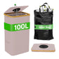 Foldable Recycling Bin with Lid for Kitchen & Home