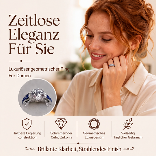 💍 50% RABATT! ✨ Eleganter Cocktailring aus Zirkonia – Funkelnd, luxuriös & zeitlos – Perfekt für besondere Anlässe & den täglichen Glamour 🌟