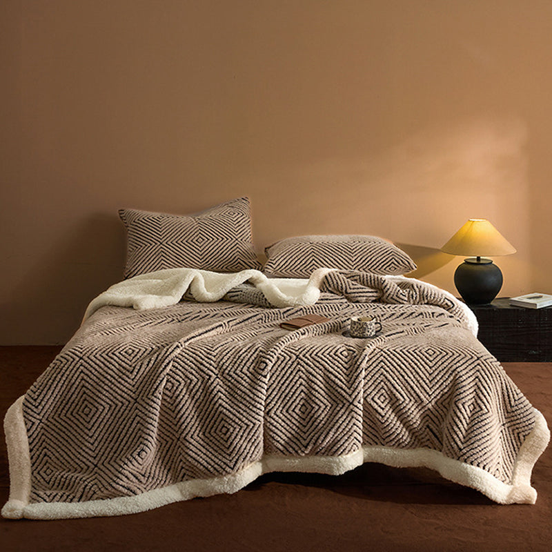🛋️ 50% RABATT! 🧶 Doppellagige Kuscheldecke – Extra warm, weich & vielseitig – Ideal für Sofa, Bett & gemütliche Stunden zu Hause ✨