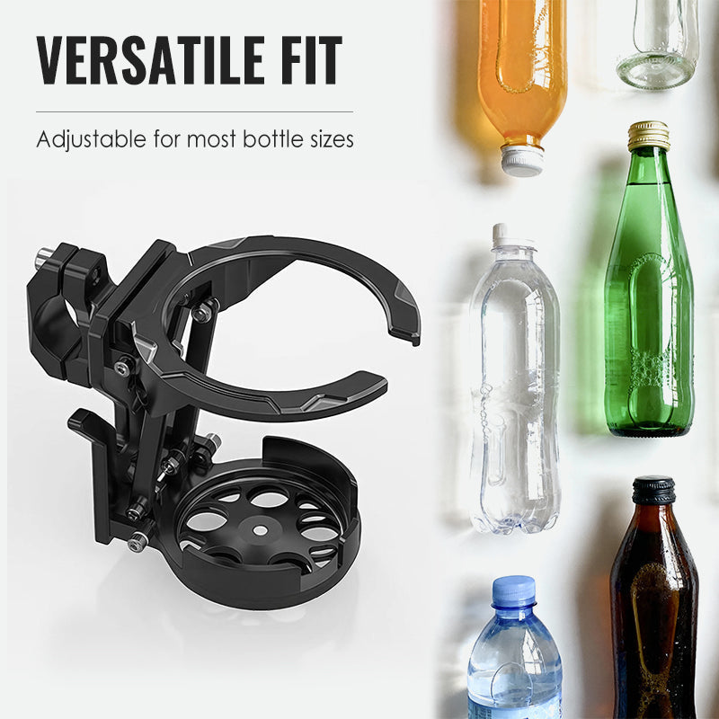 Fahrrad-Flaschenhalter, drehbarer Flaschenhalter, faltbare Becherhalterung mit verstellbarem Klappdesign, 360-Grad-Drehfunktion; geeignet für Erwachsene, Roller, Kinderwagen, Radfahren, Wandern, Reisen und Outdoor-Aktivitäten.