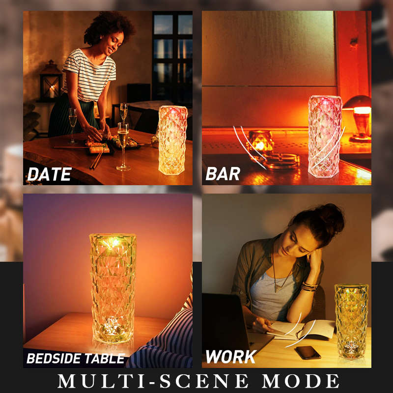 🌹✨ NUR FÜR KURZE ZEIT: 50% RABATT! Berührungssensitive Kristall-Rosenlampe – Warmes Licht, elegantes Design & perfekt als Geschenk 🎁