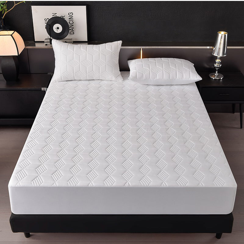 🛏️ 50% RABATT!💧 Wasserdichter Matratzenschoner als Spannbettlaken – Waschbarer Matratzenschutz in Uni-Farben