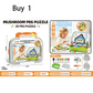 Kreatives 3D-Pilz-Steckpuzzle