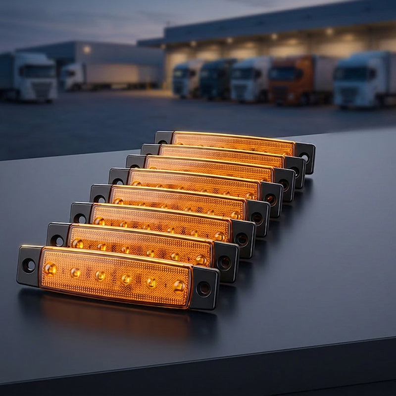 10 Stück LED-Seitenmarkierungsleuchten für Lastwagen