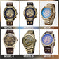 📢📢 40% RABATT !!⏰ Mechanische Retro-Uhr – Automatikwerk, Doppel-Armbandwahl (Stahl/Leder) – Vintage-Stil, moderne Präzision ✨