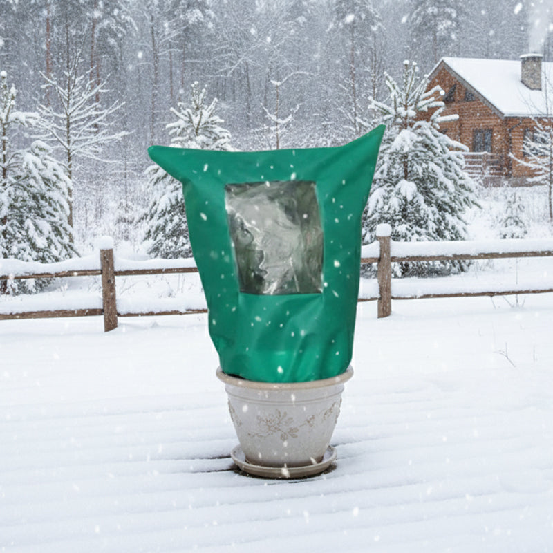 📢📢50% RABATT !!⏰🌱Winterschutz-Pflanzenhülle mit Reißverschluss und Kordelzug zum Frostschutz